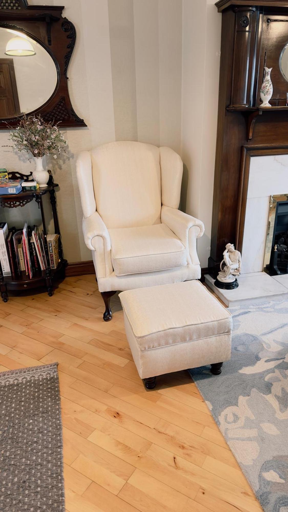 Ardawn House Bed & Breakfast Galway Exterior photo A wingback chair with a matching footstool